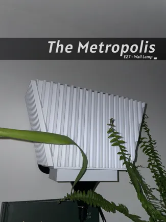 The Metropolis | E27 Wall Lamp
