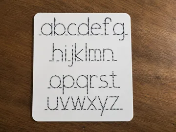 Letrero o emblema decorativo: Customisable Name & Handwriting Tracing Board — vista de referencia 4