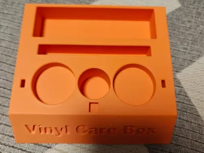 Vinyl Record Accessories Storage Box