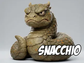 Serpente - statua - SNACCHIO