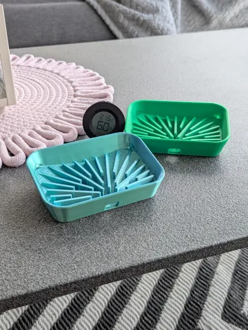Modelo para impresión 3D: Self-Draining Soap Dish — vista de referencia 4