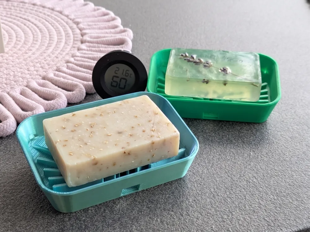 Modelo para impresión 3D: Self-Draining Soap Dish. Referencia del modelo original.