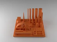 0.08mm layer, 3 walls, 15% infill, white