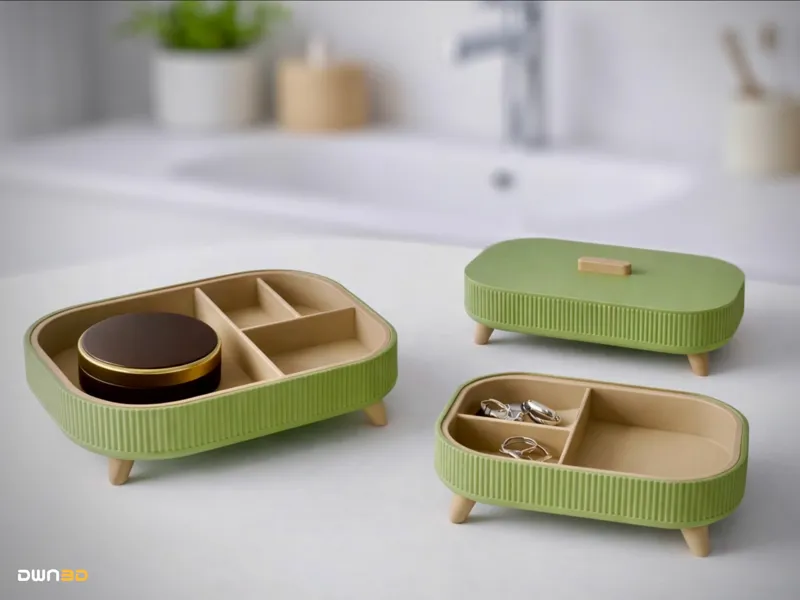 Modern Modular Organizer Tray – 3 Sizes