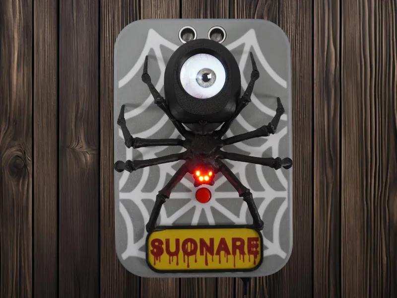 Halloween Spider Doorbell ESP32 Motion-Activated