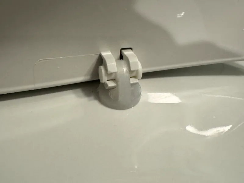 Toilet Seat Hinge Locking Pin (Threaded Anti-Slip)