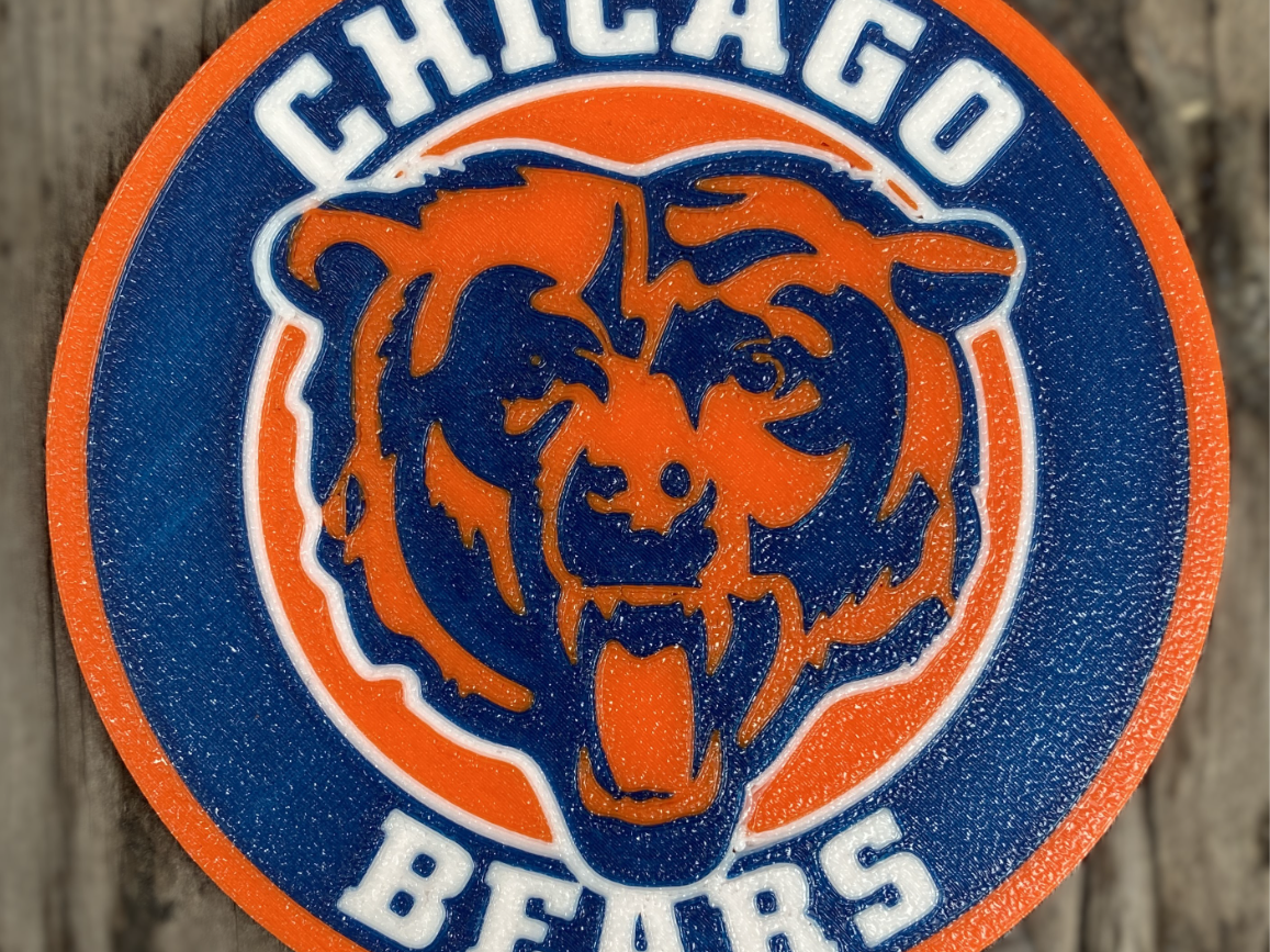 Chicago Bears Coaster set of 4
