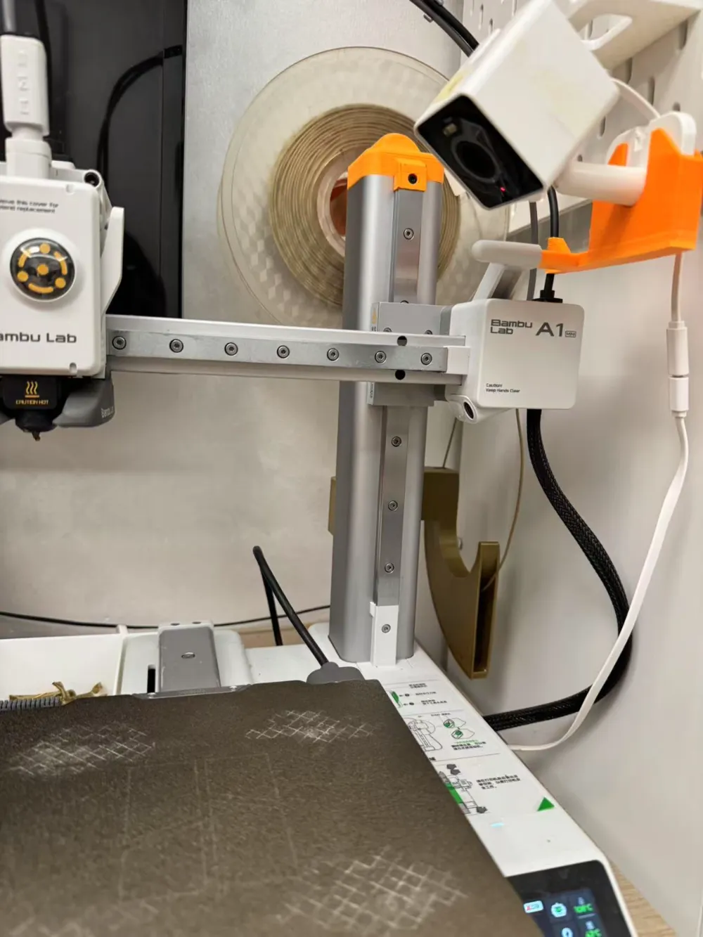 Filament Guide Rail A1 mini Top-Mounted Filament Guide Rail - Free 3D Print Model - MakerWorld
