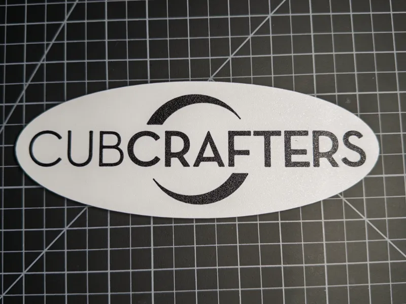 CubCrafters Aircraft Logo Sign