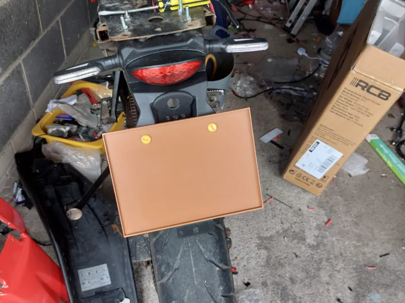 7x5 motorbike show plate drill guide