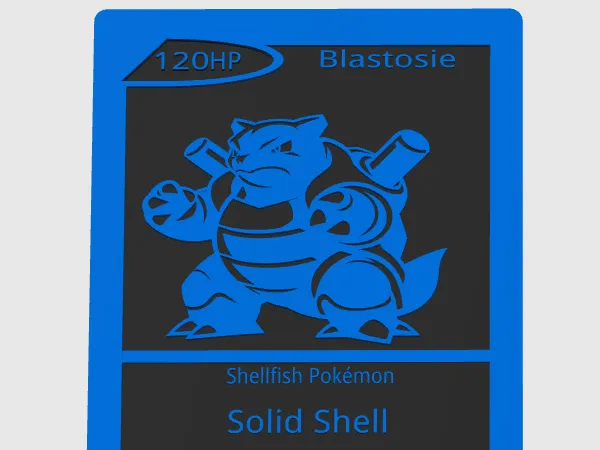 Blastoise Pokecard