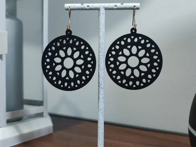 Aretes Girasol de Medianoche