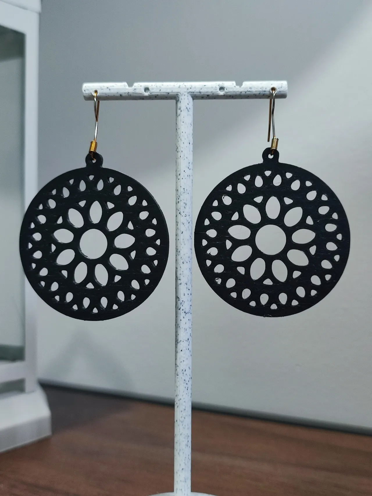 Aretes Girasol de Medianoche view 3