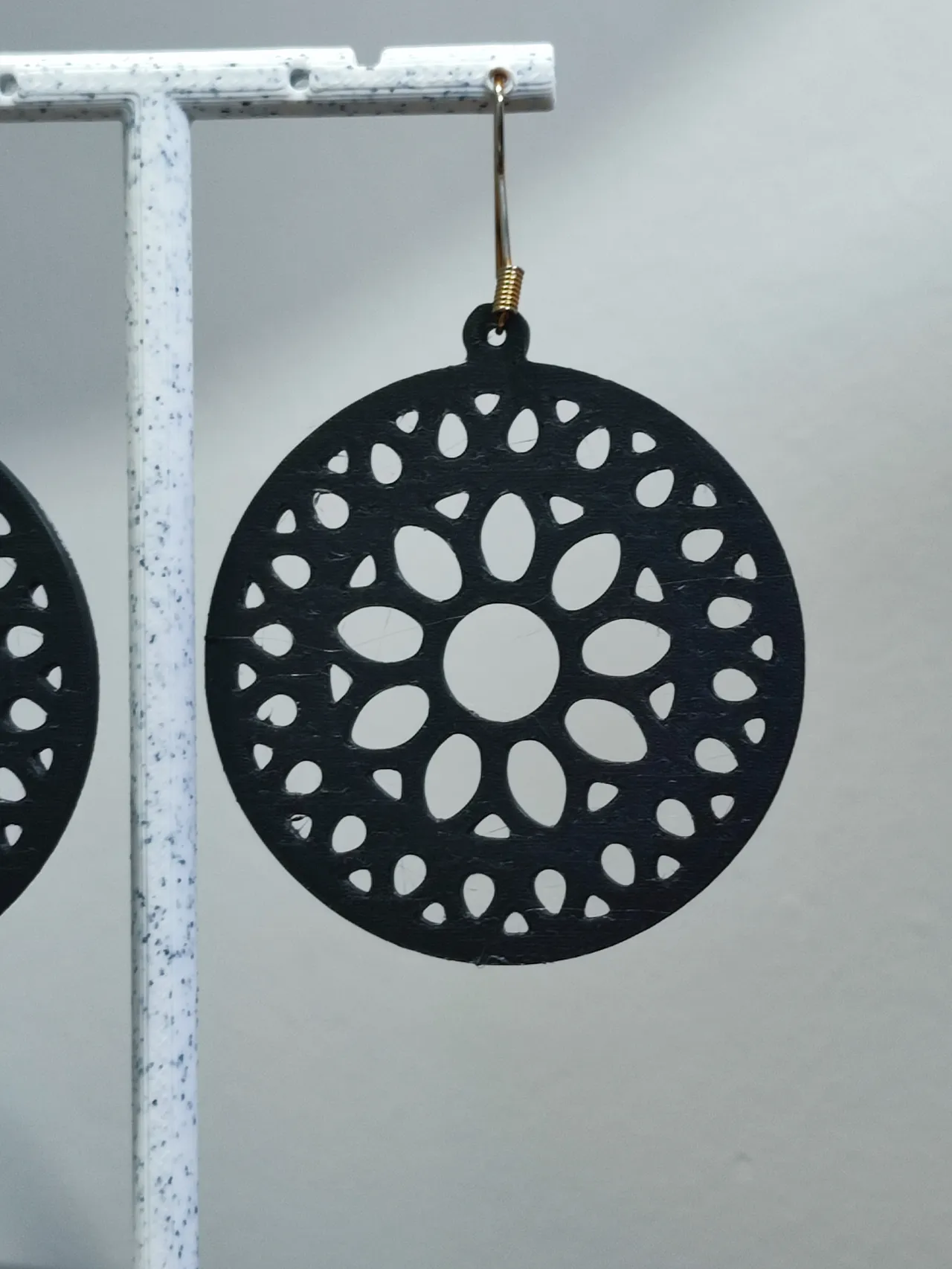 Aretes Girasol de Medianoche view 4