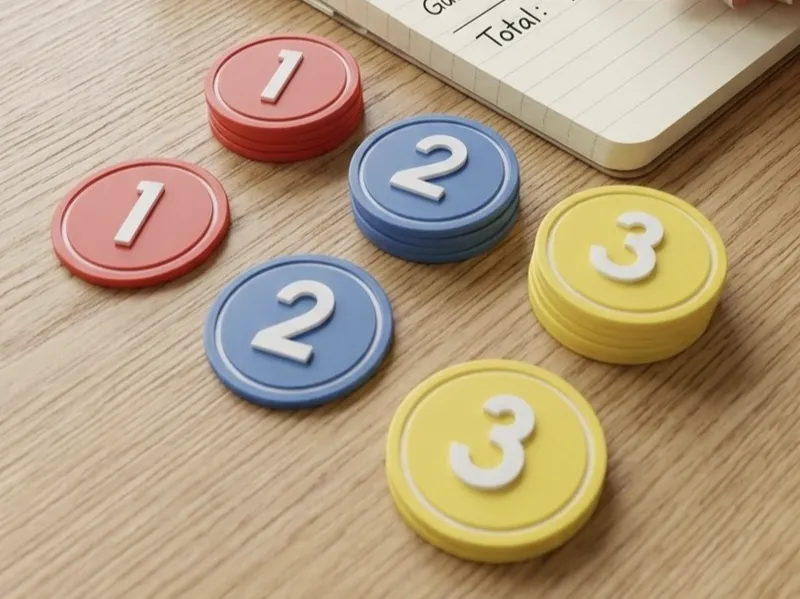 Poäng brickor - Till spel eller annat kul