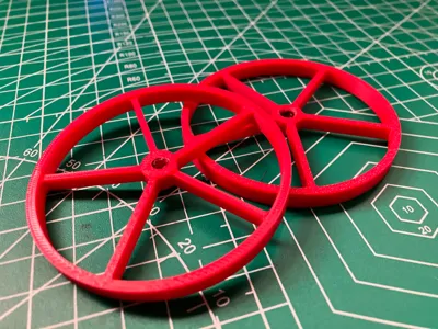 Wheel for 1/4 inch rod