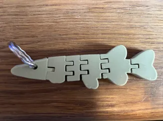 Flexible Pike Keyring