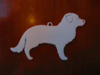 Porte-clés silhouette golden retriever — photo 3