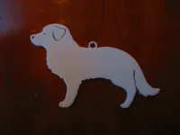 Porte-clés silhouette golden retriever — photo 4