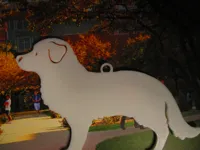 Porte-clés silhouette golden retriever — photo 2