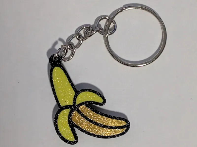 Banana Key Chain Charm