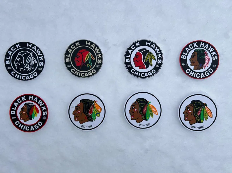 Chicago Blackhawks Historical Coaster Set