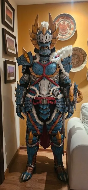 Modelo para impresión 3D: ZINOGRE FULL ARMOR — vista de referencia 3