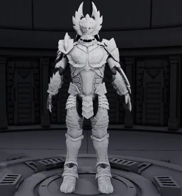 Modelo para impresión 3D: ZINOGRE FULL ARMOR — vista de referencia 4