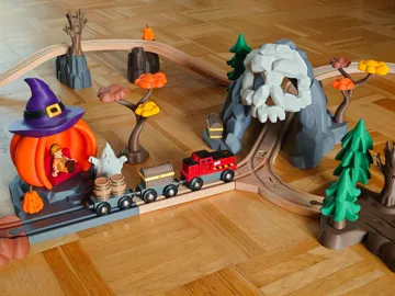Adorno temático: Skull Rock tunnel with magnetic treasure chest — vista de referencia 3