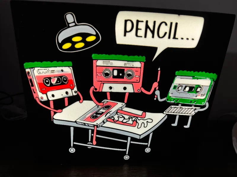Pencil, Stat! Vintage Cassette Surgery LED Light