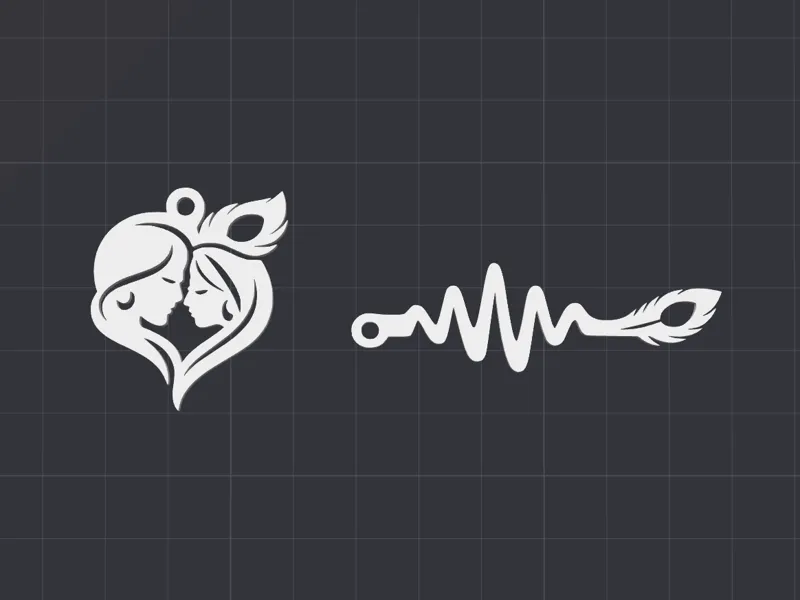 Krishna Divine Love Keychains (2 Designs)