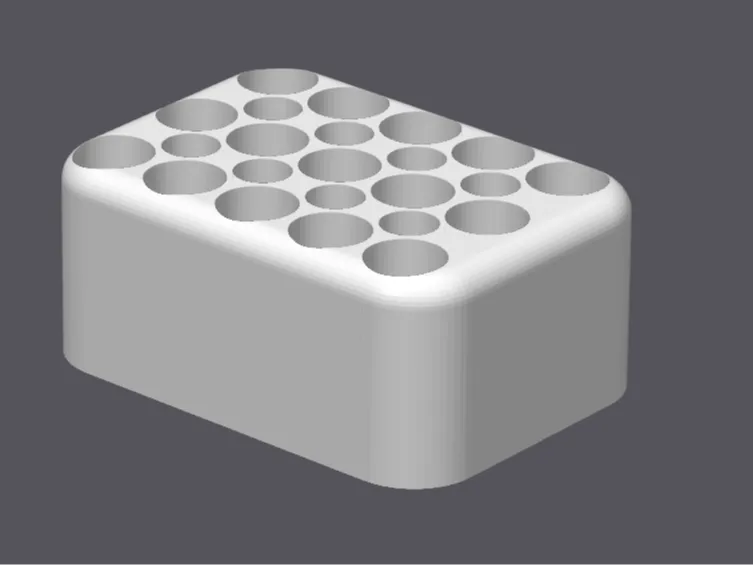 AA and AAA Battery Holder (Fits 23 Batteries)