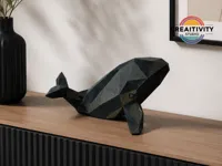 Baleine low poly décorative — Nalu — photo 3