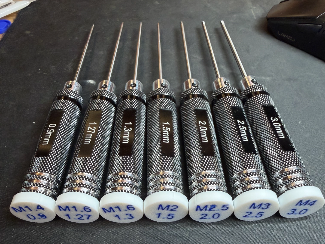 Cap with Metric Size for Allen / Hex Screwdrivers