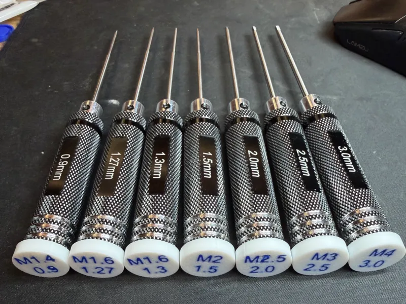 Cap with Metric Size for Allen / Hex Screwdrivers