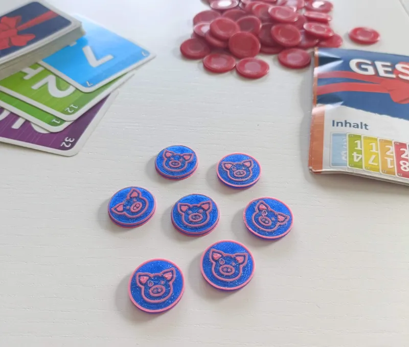 Stroke of Luck piglet tokens