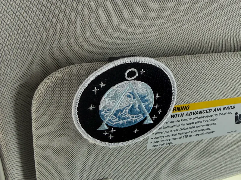 Patch Holder for Visor