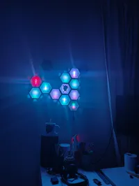 Mur hexagonal LED — photo 5