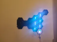 Mur hexagonal LED — photo 4