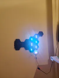 Mur hexagonal LED — photo 3