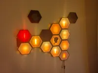 Mur hexagonal LED — photo 7