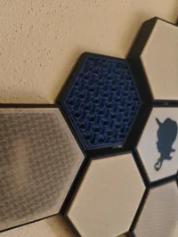 Mur hexagonal LED — photo 9