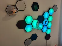 Mur hexagonal LED — photo 1