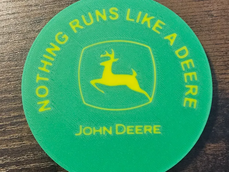 John Deere coasters