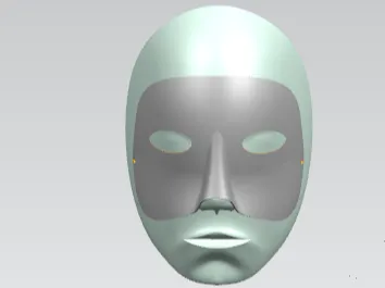 Half-face minimalist mask