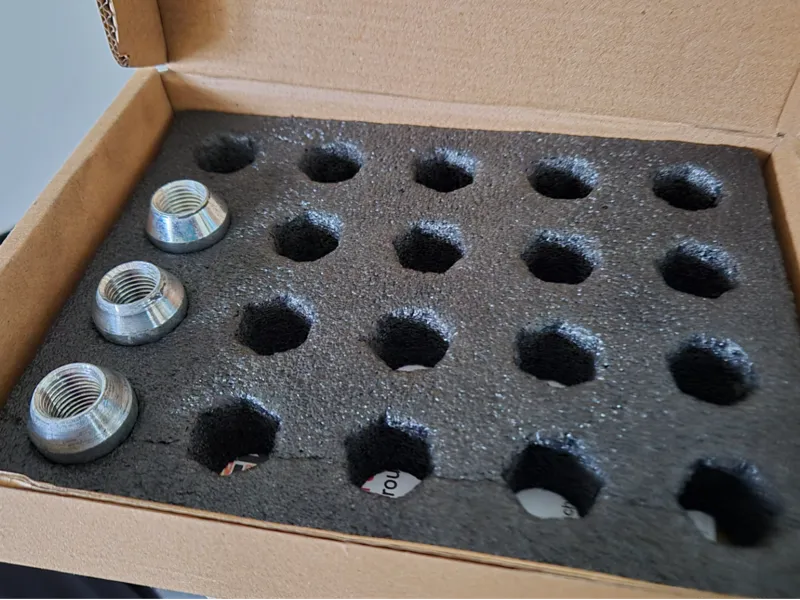 Wheel nut tray 22mm