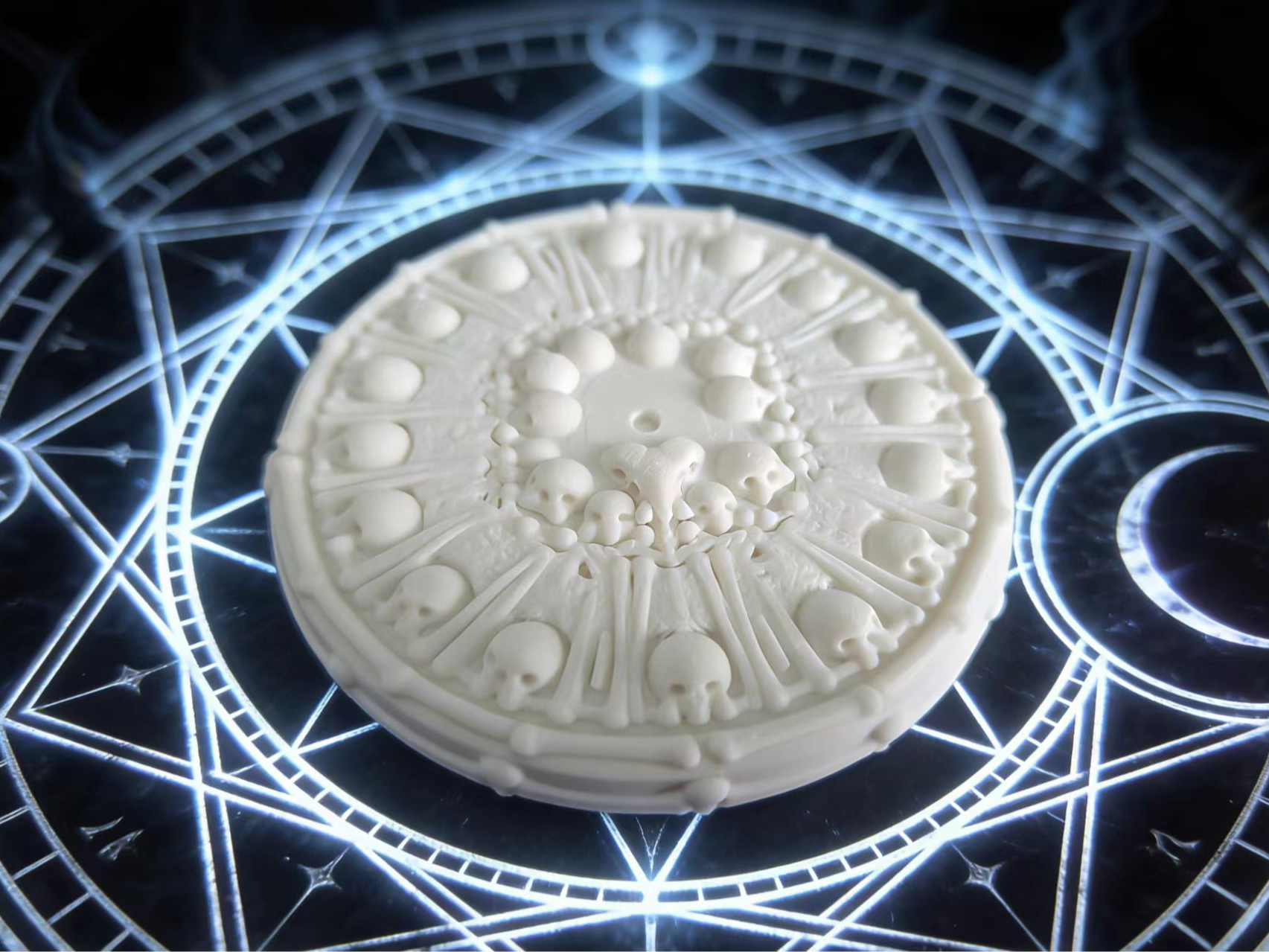 Gothic Grimdark Skull Miniature Base