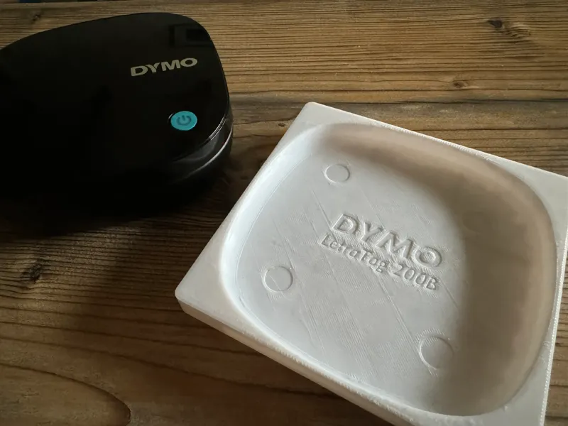 Gridfinity tray for Dymo LetraTag 200B Labeler