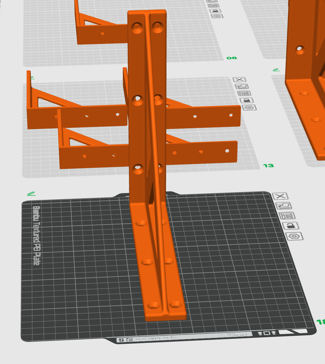 Miniatura 4 do modelo 3D Shelf Bracket, 11 sizes