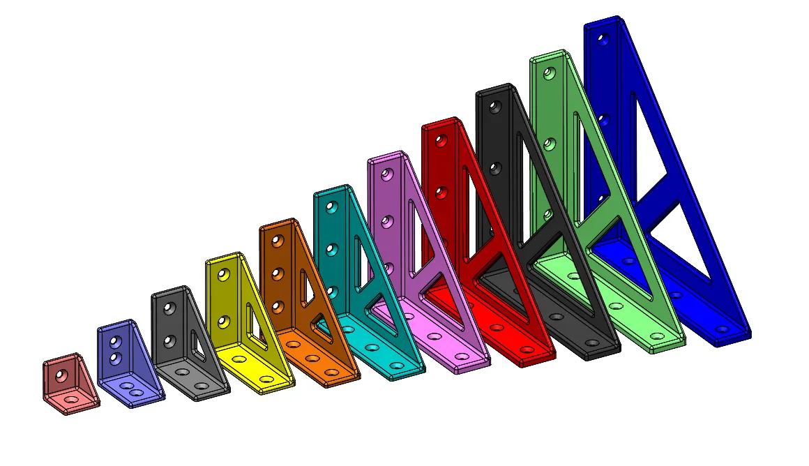 Shelf Bracket, 11 sizes view 3